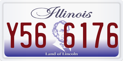 IL license plate Y566176