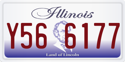 IL license plate Y566177