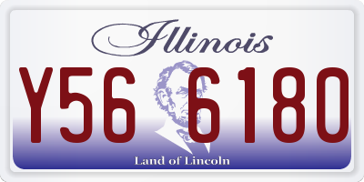 IL license plate Y566180
