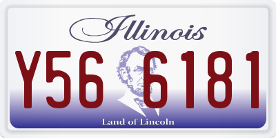 IL license plate Y566181