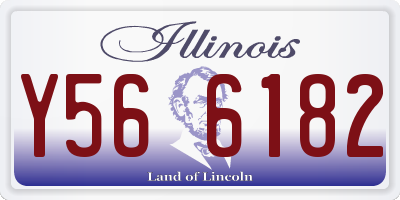 IL license plate Y566182