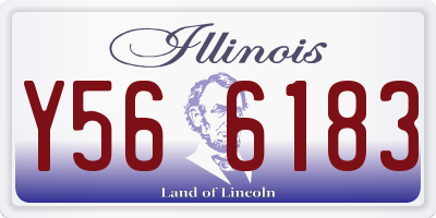 IL license plate Y566183