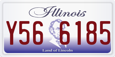 IL license plate Y566185