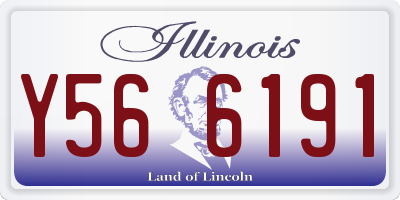 IL license plate Y566191