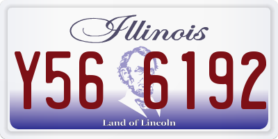 IL license plate Y566192