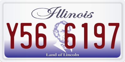 IL license plate Y566197