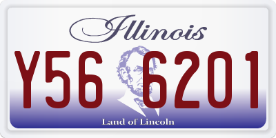 IL license plate Y566201