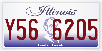 IL license plate Y566205