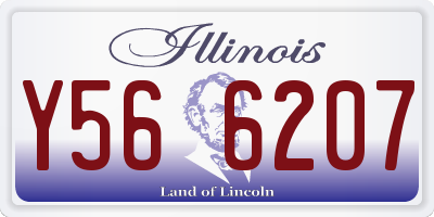 IL license plate Y566207
