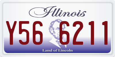 IL license plate Y566211