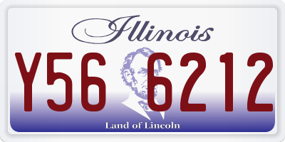 IL license plate Y566212