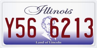 IL license plate Y566213