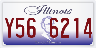 IL license plate Y566214