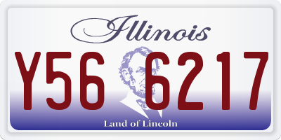 IL license plate Y566217