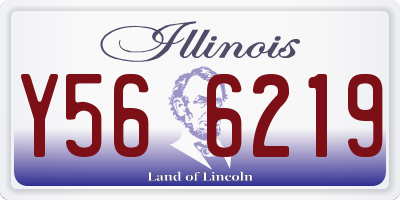 IL license plate Y566219
