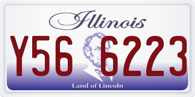 IL license plate Y566223