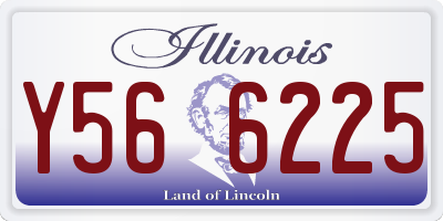IL license plate Y566225