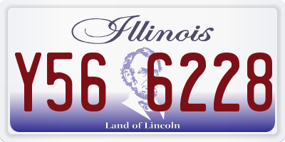 IL license plate Y566228