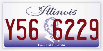 IL license plate Y566229