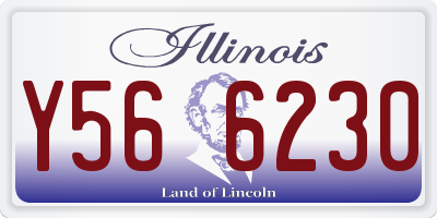 IL license plate Y566230