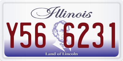 IL license plate Y566231