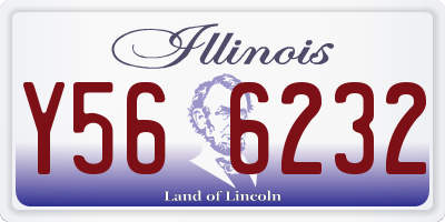 IL license plate Y566232