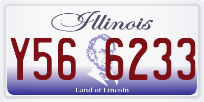 IL license plate Y566233