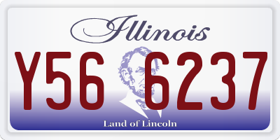 IL license plate Y566237