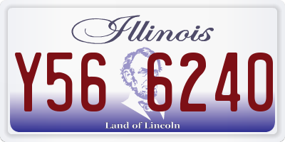 IL license plate Y566240