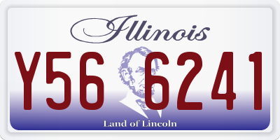 IL license plate Y566241