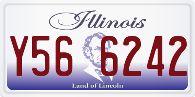 IL license plate Y566242