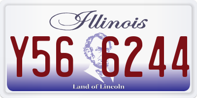 IL license plate Y566244