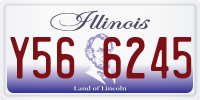 IL license plate Y566245