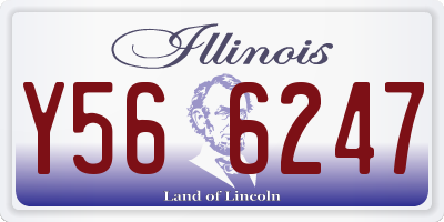 IL license plate Y566247