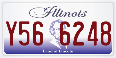 IL license plate Y566248