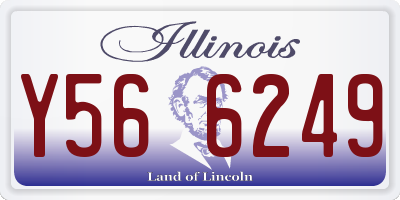 IL license plate Y566249