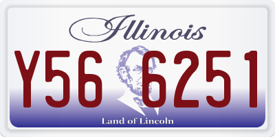 IL license plate Y566251