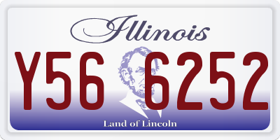 IL license plate Y566252