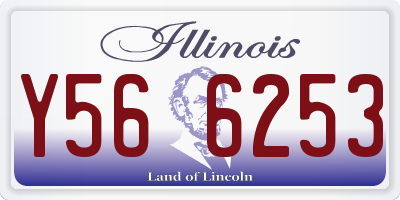IL license plate Y566253