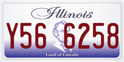 IL license plate Y566258
