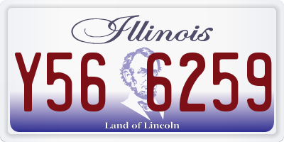 IL license plate Y566259