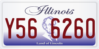 IL license plate Y566260