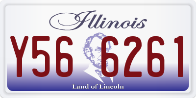 IL license plate Y566261
