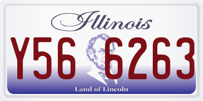 IL license plate Y566263