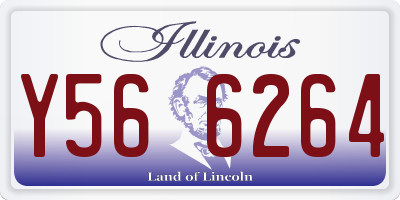 IL license plate Y566264