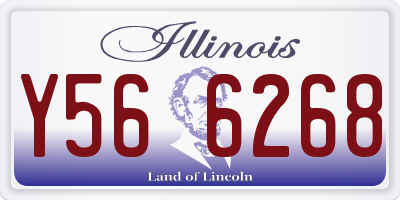 IL license plate Y566268