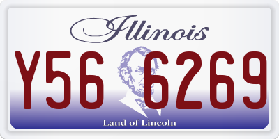 IL license plate Y566269