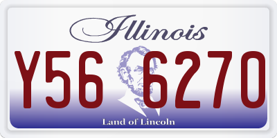IL license plate Y566270