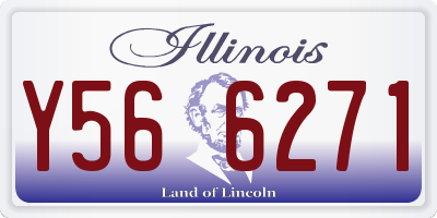IL license plate Y566271