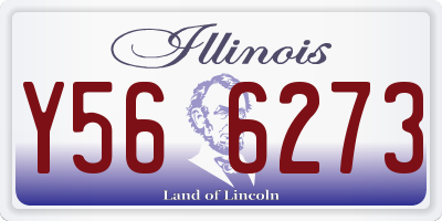 IL license plate Y566273